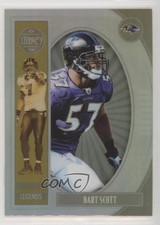 2019 Panini Legacy Legends Premium Edition Silver Prizm Bart Scott #121 ff5