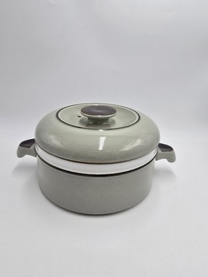Denby Romance 2,5pt Deckel Auflaufform 26 cm Steinzeug hervorragender Zustand 1. Qualität