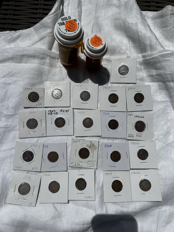 Indian Head Cent Lot 1889 To 1907