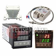 REX-C100 100-240V Digital PID Temperature Controller Thermostat Thermocouple