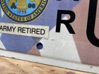 2013 Washington Army License Plate #02124 — photo 5