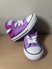 Converse Chuck Taylor All Star Low Top Shoes Size 5 Purple Pink Teal 756086F