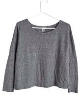 Eberjey Grey Sleep Top Relaxed Casual Loungewear PJ Sleepwear FLAW Small