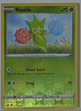 Roselia 003/202 Sword & Shield Base Set Reverse Holo Pokemon TCG