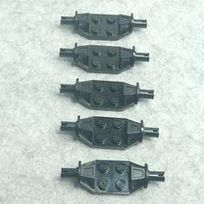 LEGO 47720 Black x5 Plate 2x2 with Wishbone Suspension Arms and Pins 65553