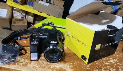 Nikon COOLPIX B500 Digital Camera Black 16MP 40X Wide Optical Zoom - Tested