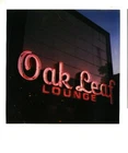 Vintage Neon Sign Of The Oak Leaf Forest Park Lounge Original Polaroid SX-70