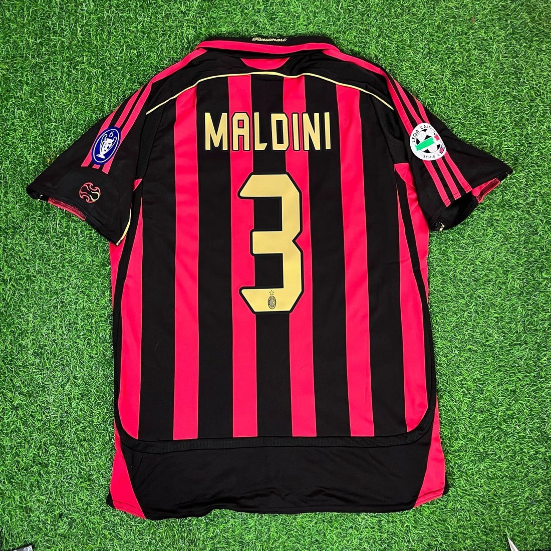 Maldini 3 Milan Jersey 2006 2007 Size M Retro Football Home SS