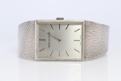 Jaeger Le Coultre Tank Watch. JLC Jager LeCoultre 9009 42 Manual Mens Tank.
