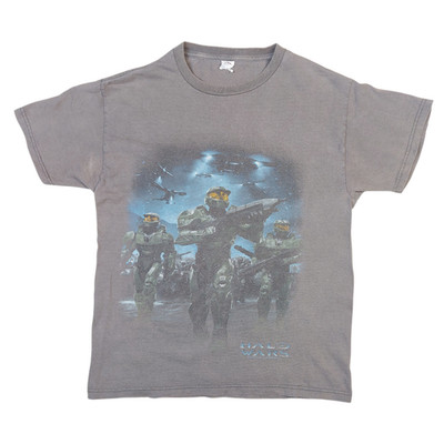 Vintage 2009 Halo Wars Microsoft Xbox 360 Real-Time Strategy RTS Game T-Shirt M