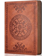 Vintage PU Leather Journal Notebook Pocket Diary Travel Writing Sketchbook New