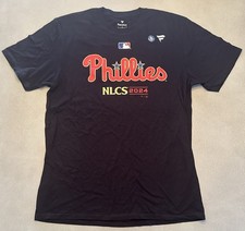 Philadelphia Phillies 2024 NLCS Fanatics Men s L Black T-Shirt New Without Tags