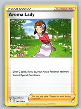 Aroma Lady 141/203 Uncommon Evolving Skies Pokemon Card A003-059 Near Mint