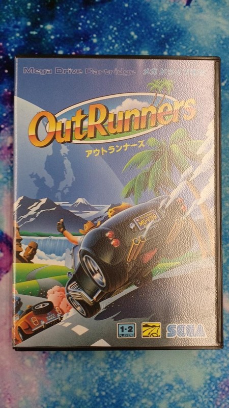 Mega Drive Soft Management Number 5260 Model OutRunners SEGA