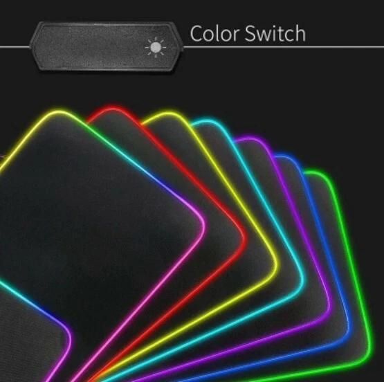 Rodi Tappetino Mouse con Effetti Luce - Nero - Immagine 3 di 4