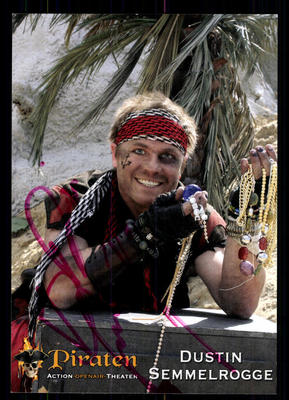 Dustin Semmelrogge Piraten Autogrammkarte Original Signiert ## BC 51832