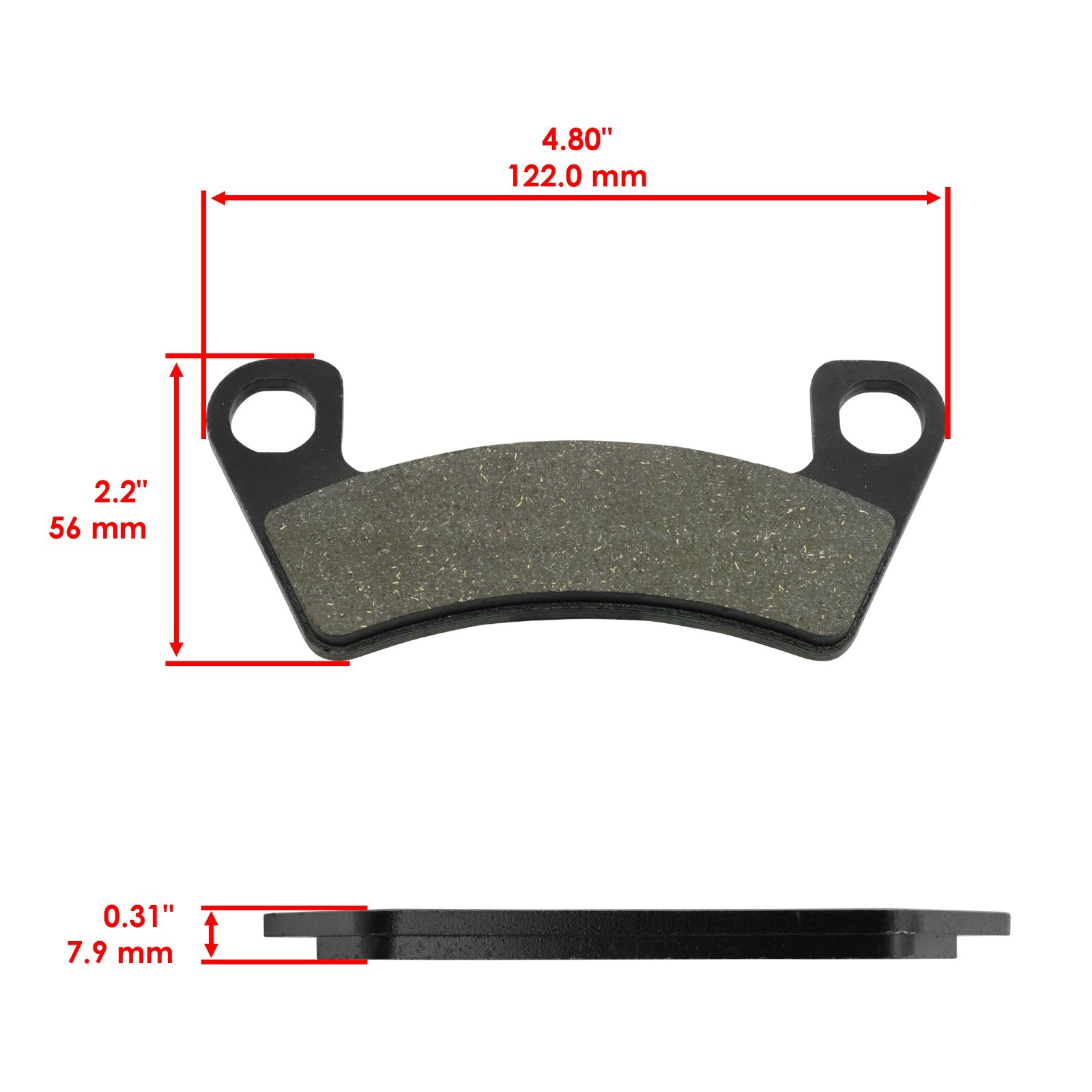 Rear Left or Right Brake Pad for John Deere RSX850i RSX860E RSX860M Gator eBay