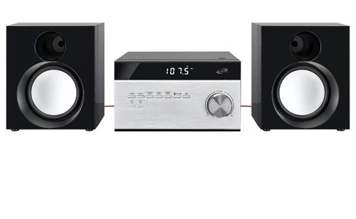 iLive New Home Music System with Bluetooth, CD AM/FM Bookshelf Stereo Music - Picture 2 of 3