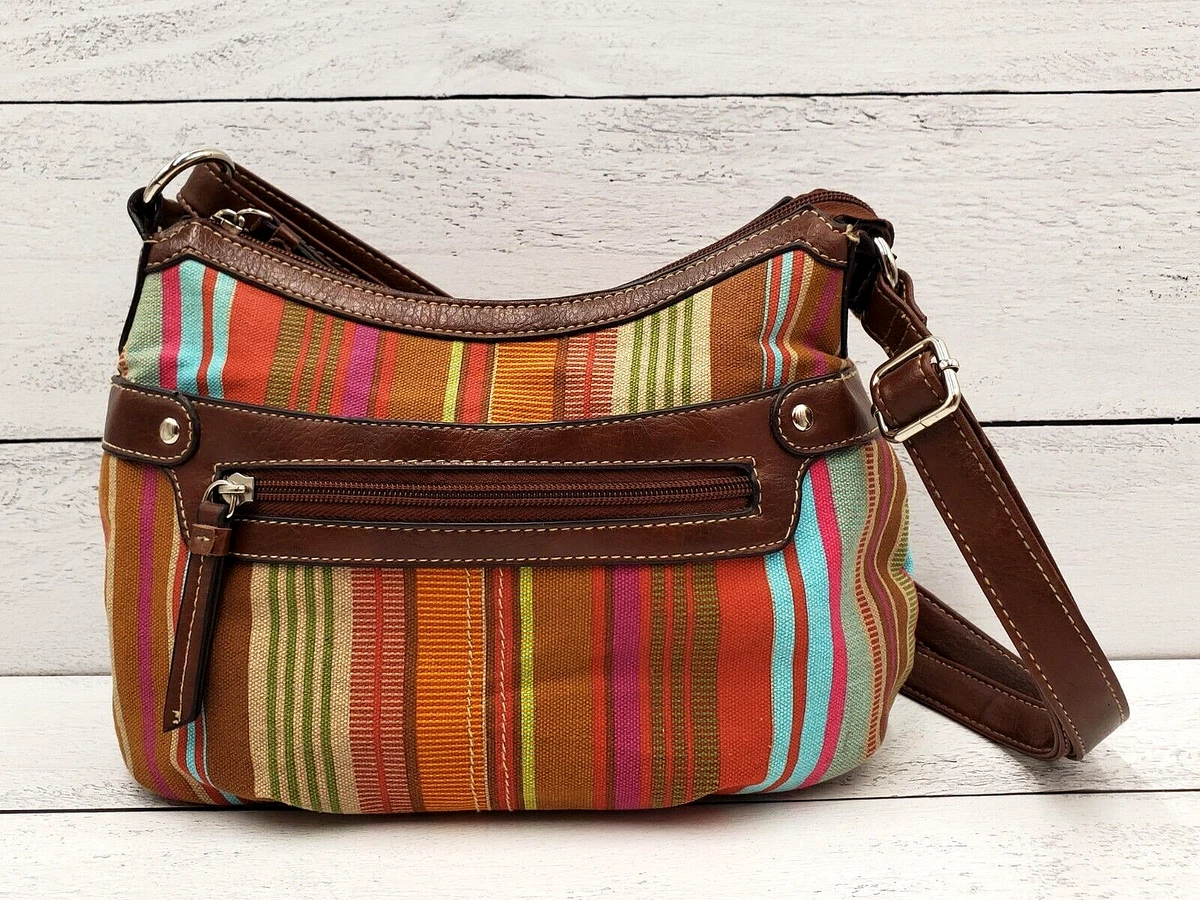 Vintage COACH multi colored purse/white leather. | Vintage coach, Striped  purse, Purses