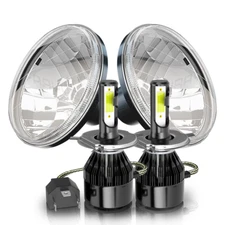 pair 7" inch Round Led Headlights High&Low Beam for chevy Camaro 1967-1981