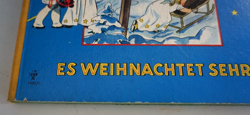 Vintge Kinderbuch Buch Bilderbuch Es Weihnachtet Sehr Pestalozzi 1950 (F025-530) - Bild 4 von 4