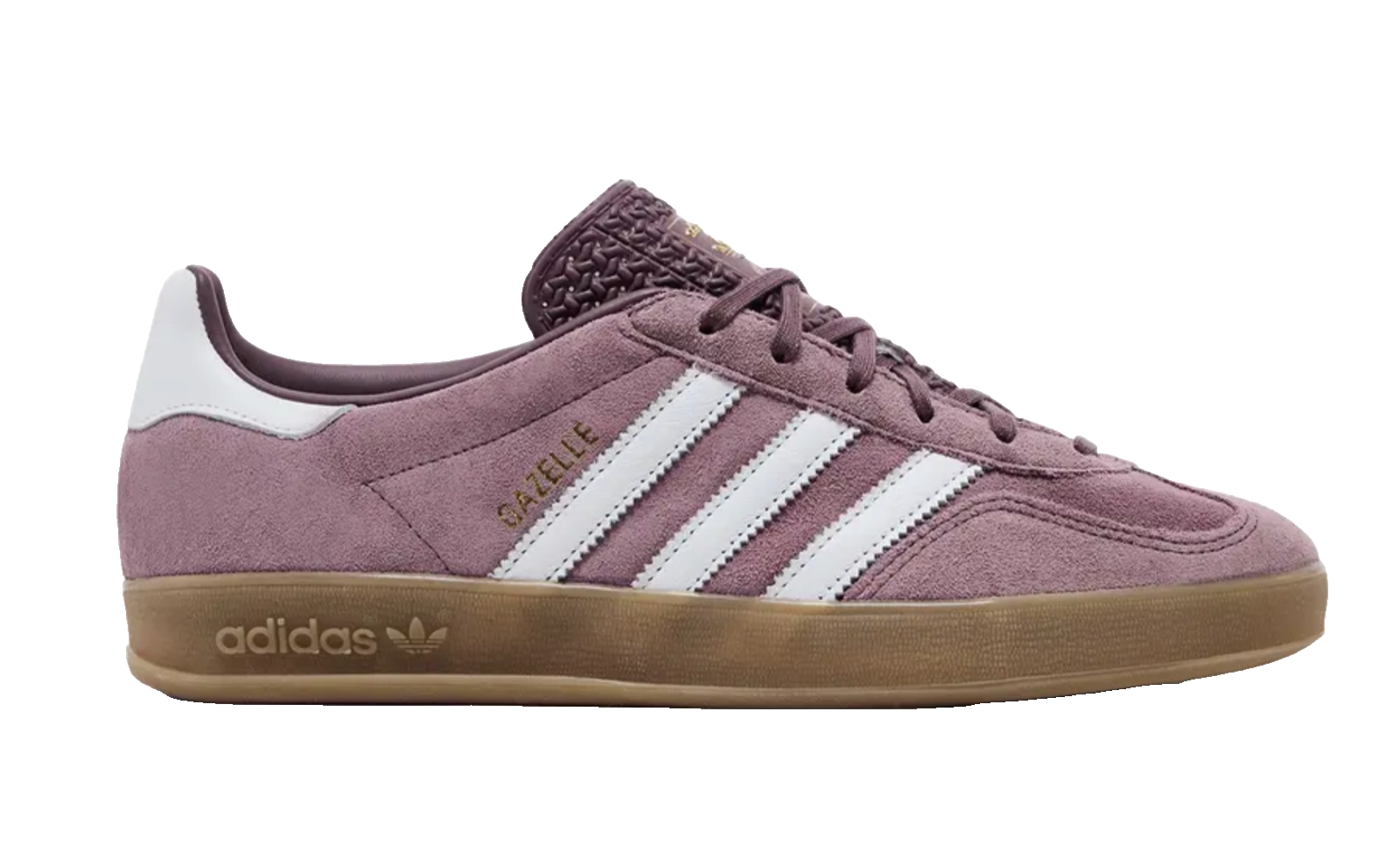 SIZE 8 WOMENS - ADIDAS Wmns Gazelle Indoor 'Shadow Fig Gum' IH5483 NEW