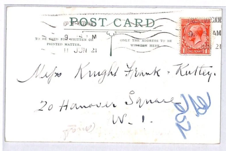 GB Postcard London Cricklewood Horsham 1921 YK274 - Image 3 of 4