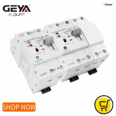 G2R ATS 110V 220V PC Dual Power Automatic Transfer Switch 25A 40A 63A Haushalt 