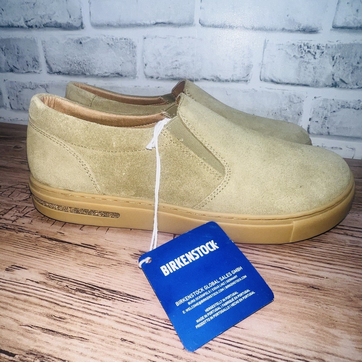 Birkenstock Oswego Suede Leather SlipOn Sneakers Shoes 40 Women's