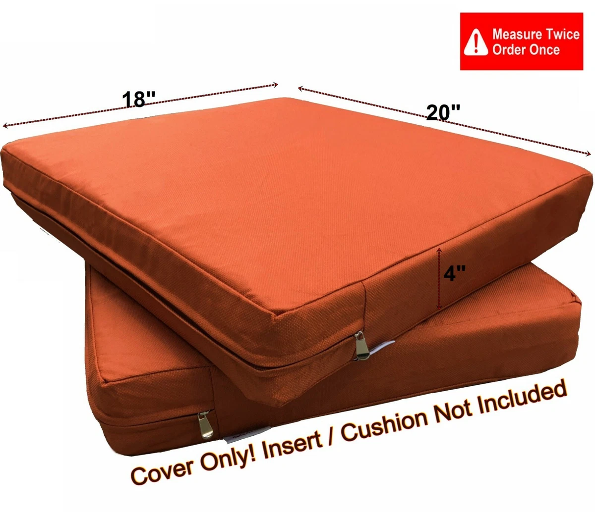 QQbed Outdoor Seat Chair Patio Cushion Pad Duvet Cover Cases