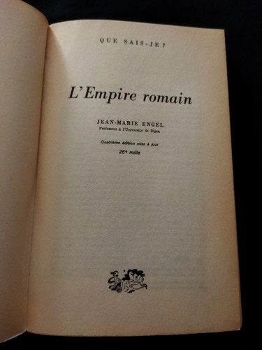 Que sais-je? L'empire romain par J-M Engel Presses Universitaires de France - Picture 4 of 8