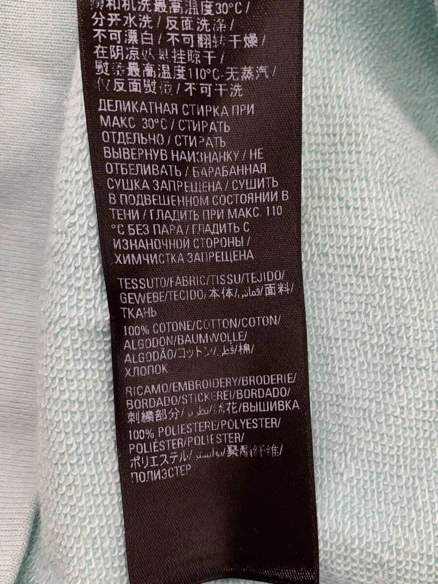 FELPA CON CAPPUCCIO BALENCIAGA BB PARIS ICON S COTONE verde usata