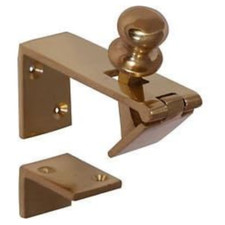 Solid Polished Brass BAR Shop Counter Flap Catch
