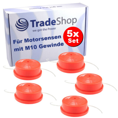 5x Rasentrimmer Fadenkopf Spule Mähkopf für Einhell BG-BC 33-4 S GH-BC 43 AS