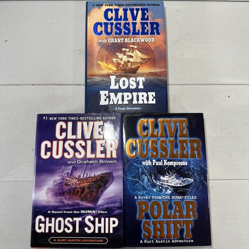 Mixed Lot of 11 Clive Cussler HARDCOVER W/ Dust Jackets Dirk Pitt, NUMA, Oregon - Picture 6 of 7