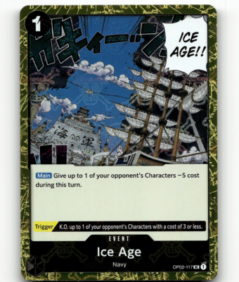best ice age cards mtg One Piece Card Game Ice Age (Jolly Roger Foil)