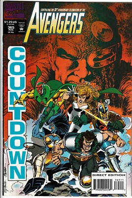 MARVEL COMICS AVENGERS #365 (1993) 1ST PRINT VF
