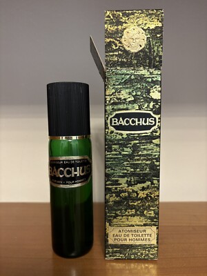 Bacchus Eau De Toilette For Men Pour Home Uomo Parfum 50ml Coty Vintage Selten