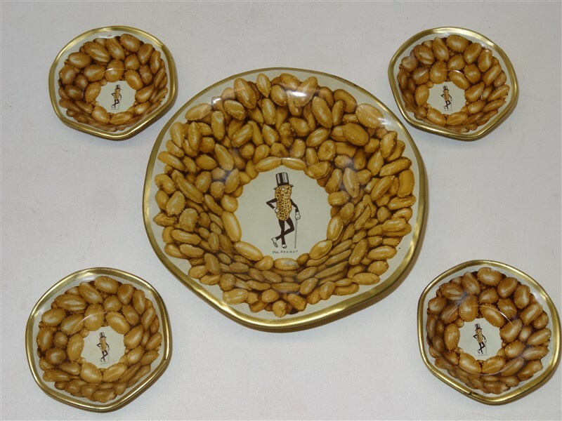 Vintage PLANTERS PEANUTS MR. PEANUT Bowl Set eBay