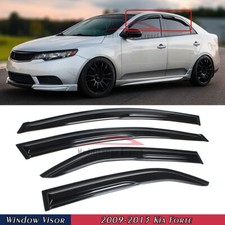 For 2009-2013 Kia Forte 3d Wavy Mugen Style Window Visors Rain Guards Deflectors For 2009-2013 Kia Forte 3d Wavy Mugen Style Window Visors Rain Guards Deflectors