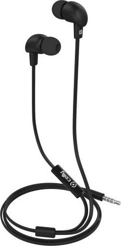 Auricolari Cuffie In Ear Cuffiette con Microfono Nero Celly UP600BK | eBay