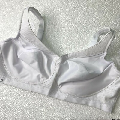 48C Glamorise Sport Bra Magic Lift Style 1006 White Unlined