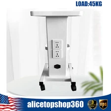 Rolling Trolley Cart Beauty Salon SPA Storage Equipment Machine With Plug USA