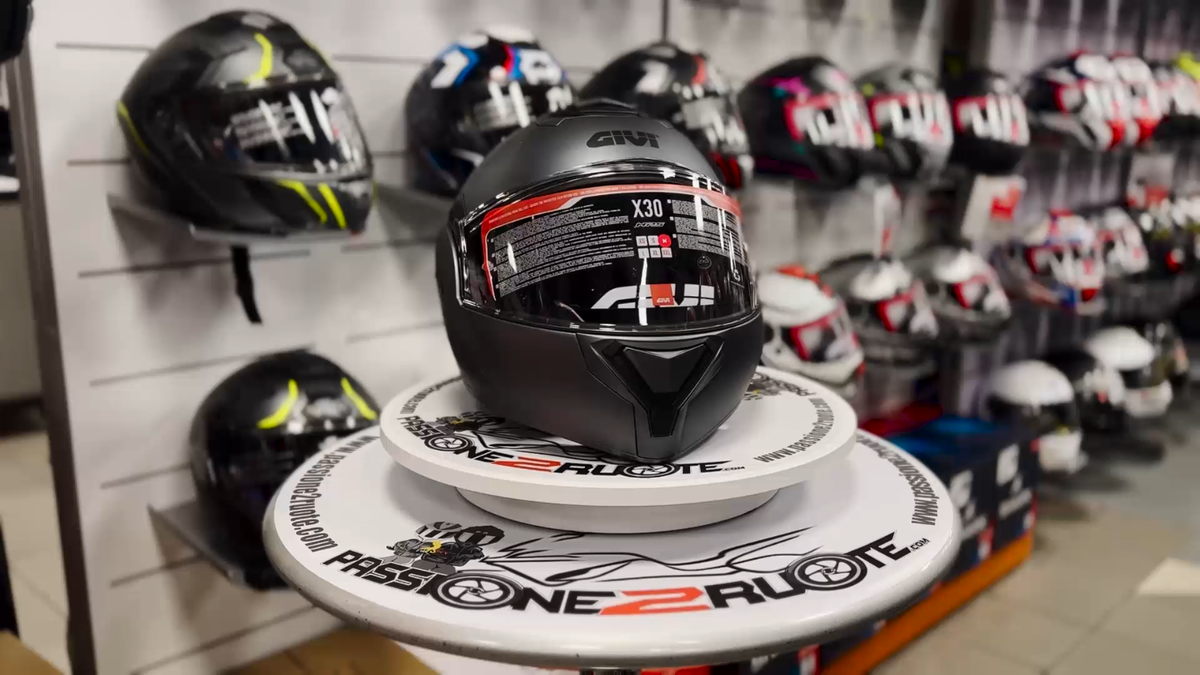 GIVI X30 TITANIO OPACO Modular Flip Back Helmet Size S