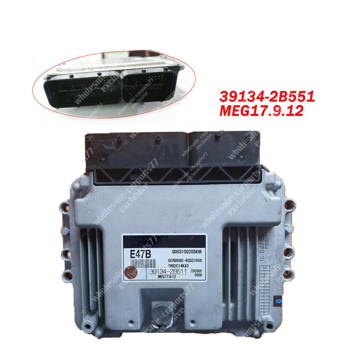 ボード　専用 39134-2B691 391342B691 MEG17.9.12 525 ECU 車エンジンコンピュータ