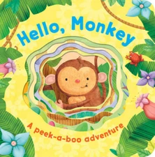 Hello Monkey (Peek-a-boo Books) (Peek-A-Boo Board Book) - Board book - GOOD