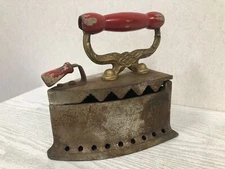Y3837 IRON Showa retro laundry clothes housework Japanese antique vintage