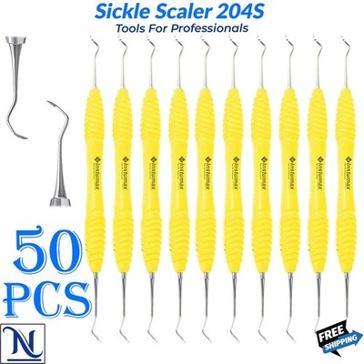 Sickle Scaler 204S Dental Hand Instruments Pro Periodontal Pick Hygiene Tool