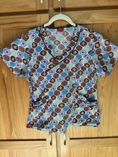 Dickies Scrubs Top Shirt With Two Front Pockets Women s Sm