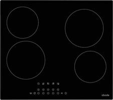 Abode A60EH301B Electric Hob LED Ceramic Cooktop with 4 Cooking Zones Black